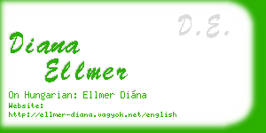 diana ellmer business card